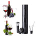 4 In 1 Circle Samurai Electric Bottle Wine Opener Set Stopper Decanter Automatic Corkscrew Vacuum Stopper Aerator Pourer Set