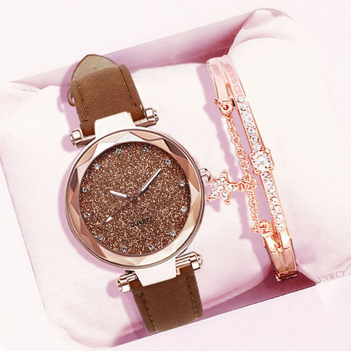 Casual Watches Women Romantic Starry Sky Watch Bracelet